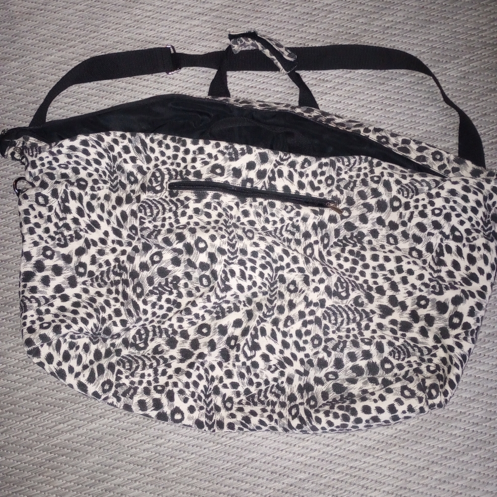 Cesca leopard print tote